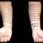 Eu nu uit niciodată! Tatuaj
