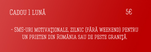 Un SMS motivațional în fiecare dimineață!