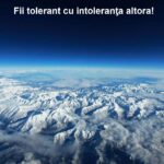 Toleranța începe cu mine